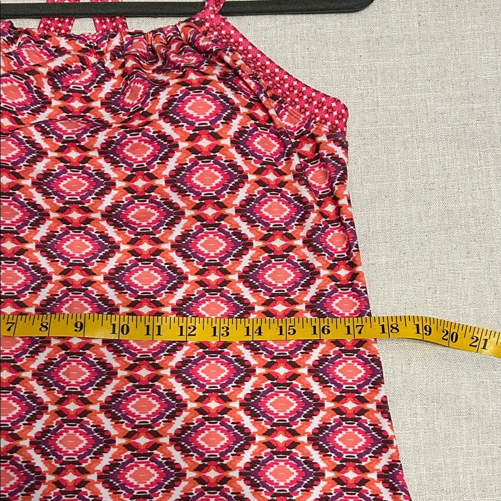 Prana Dress Women’s XL Pink Quin Geometric Mini Stretch Outdoor - Picture 9 of 15